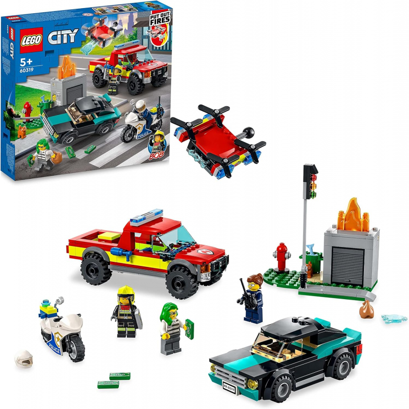 LEGO® City 60319 Löscheinsatz und Verfolgungsjagd [neu]