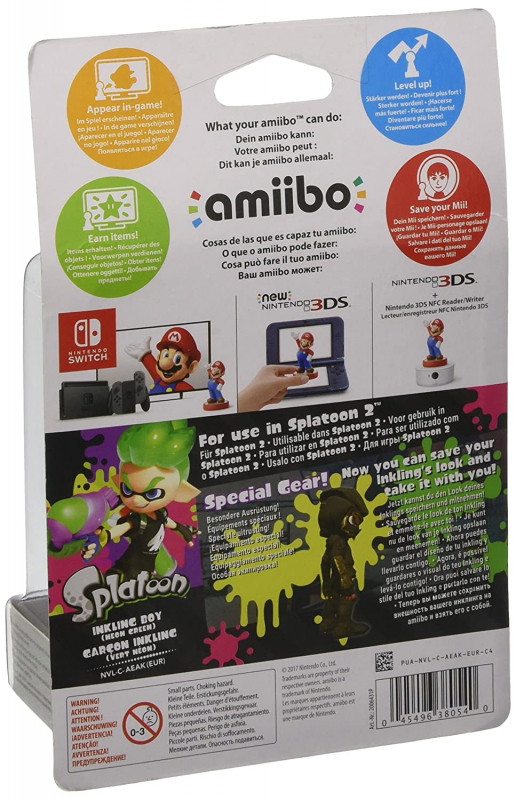 amiibo Splatoon Inkling Junge neon-grün (Nintendo Wii U/Switch/3DS/New 3DS)