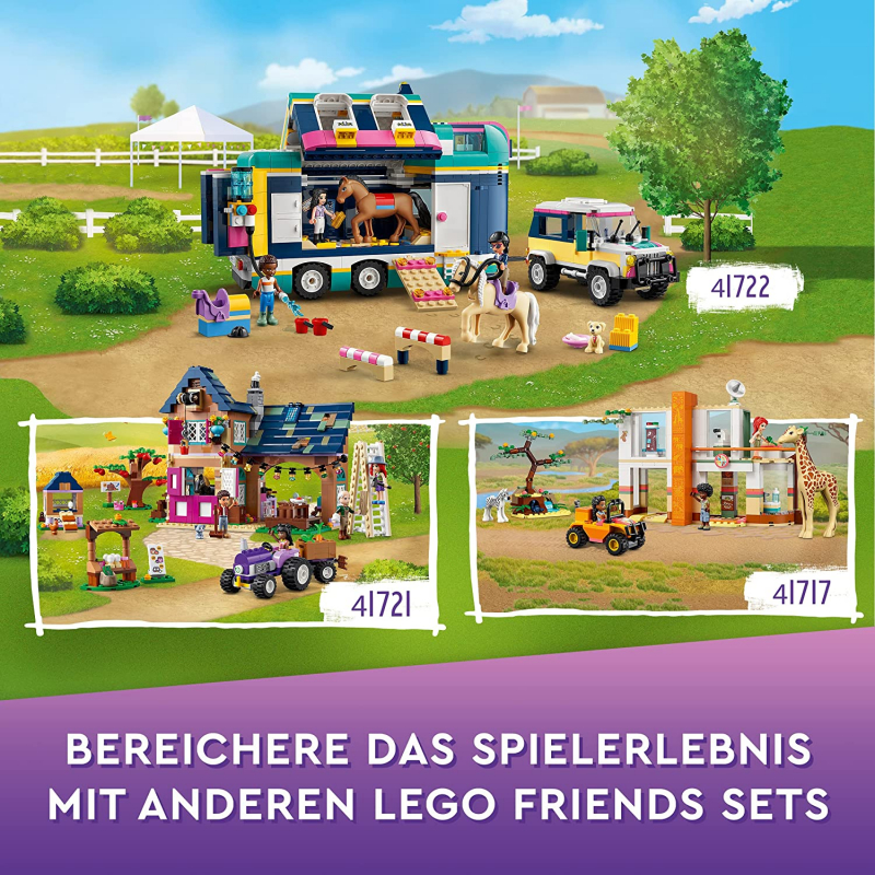 LEGO® Friends 41722 Pferdeanhänger [neu]