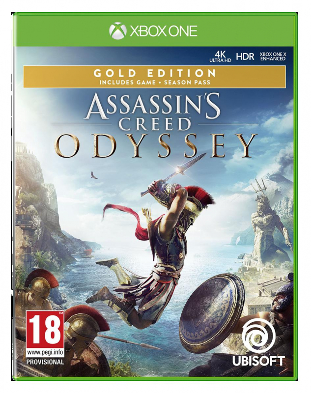 Assassin's Creed Odyssey Gold Edition [uncut] (deutsch spielbar) (EU PEGI) (XBOX ONE) inkl. Season Pass / Assassins Creed 3 & Liberation Remastered