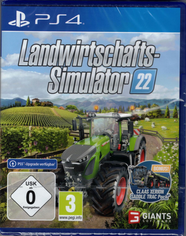 Landwirtschafts-Simulator 22 (deutsch) (AT PEGI) (PS4) inkl. CLAAS XERION  SADDLE TRAC Pack
