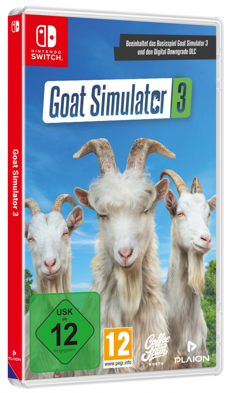 Goat Simulator 3 (deutsch spielbar) (AT PEGI) (Nintendo Switch) inkl. Digital Downgrade DLC