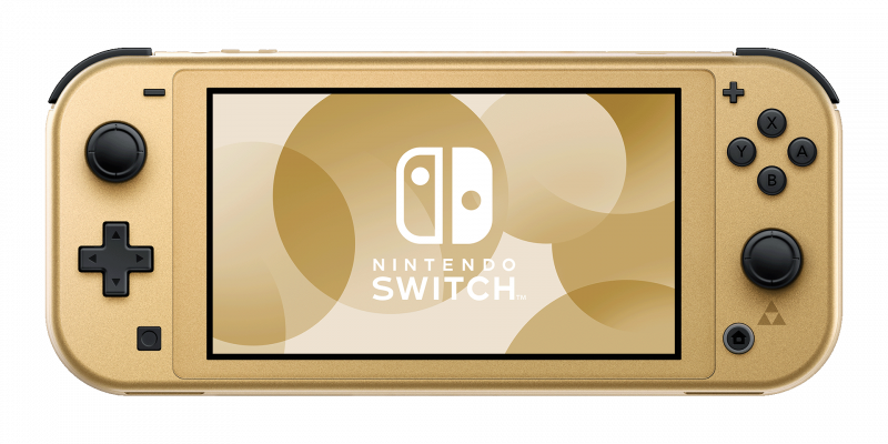 Nintendo Switch Lite – Hyrule-Edition gold inkl. 12-Monate Mitgliedschaft für Nintendo Switch Online (10013779)