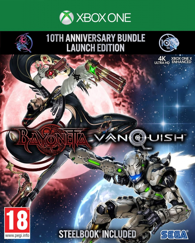 Bayonetta & Vanquish 10th Anniversary Steelbook Bundle Limited Edition [uncut] (deutsch spielbar) (EU PEGI) (XBOX ONE)