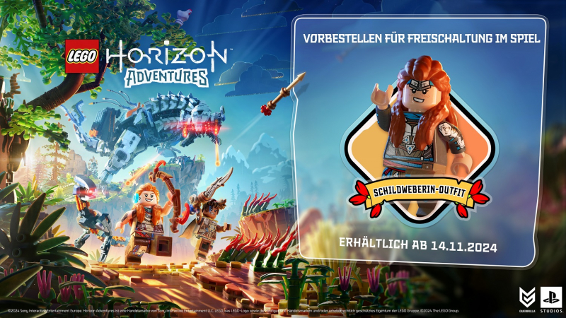 LEGO Horizon Adventures (deutsch spielbar) (AT PEGI) (Nintendo Switch) inkl. Schildweberin-Outfit DLC