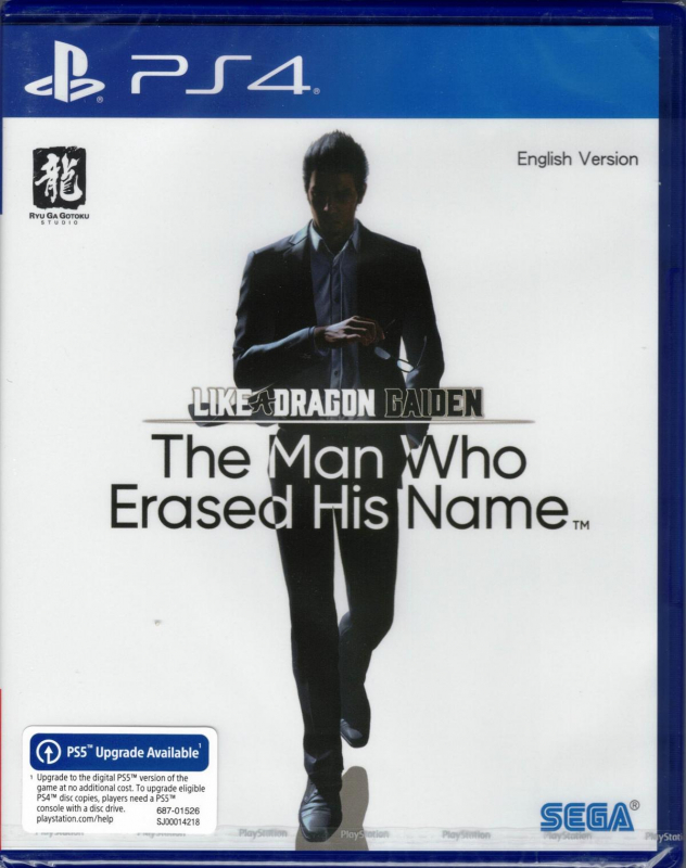 Like a Dragon Gaiden The Man Who Erased His Name (deutsch spielbar) (Asia Import) (PS4) inkl. PS5 Upgrade