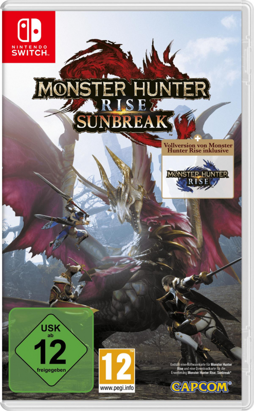 Monster Hunter Rise + Sunbreak Set (deutsch spielbar) (AT PEGI) (Nintendo Switch)