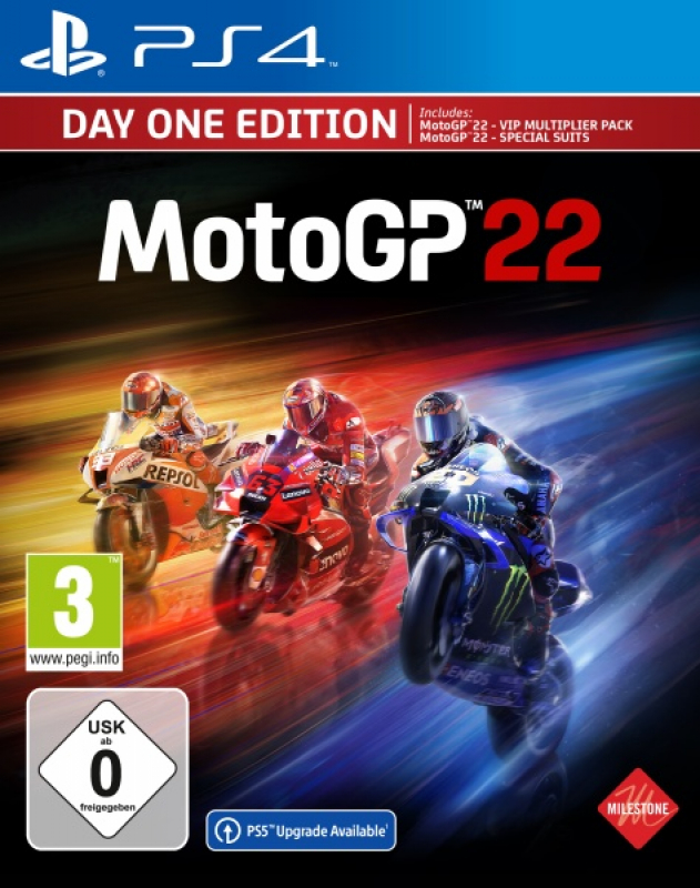 MotoGP 22 Day One Edition (deutsch) (AT PEGI) (PS4) inkl. PS5 Upgrade