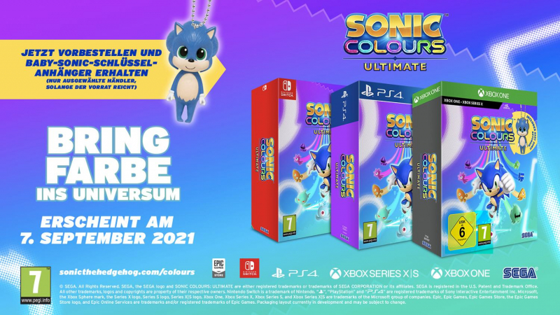 Sonic Colours Ultimate Launch Edition (deutsch) (AT PEGI) (XBOX ONE / XBOX Series X)