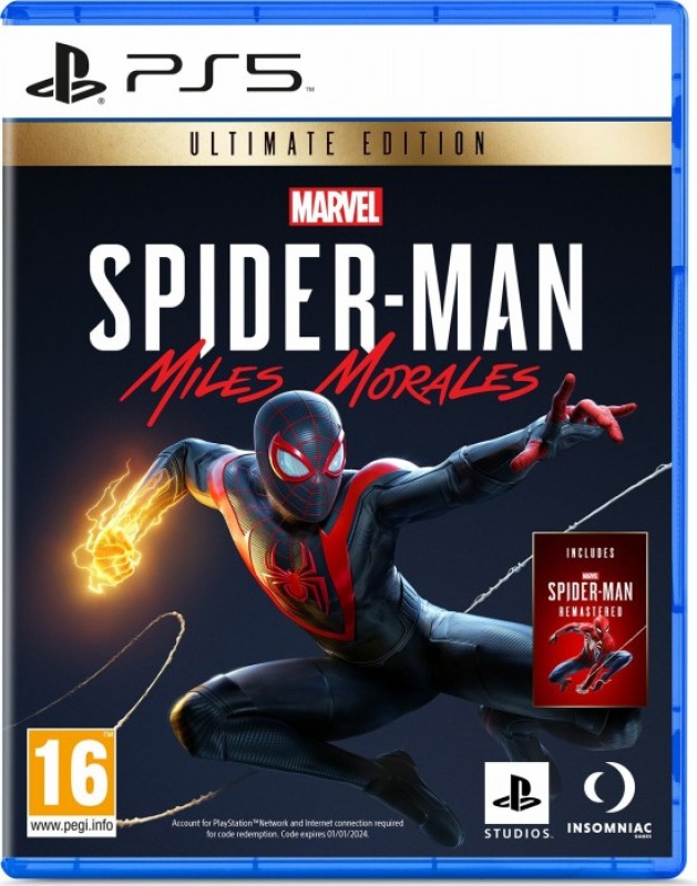 Spiderman Miles Morales Ultimate Edition (deutsch spielbar) (AT PEGI) (PS5)