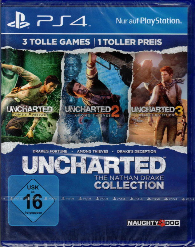 Uncharted The Nathan Drake Collection [uncut] (deutsch) (DE USK) (PS4)